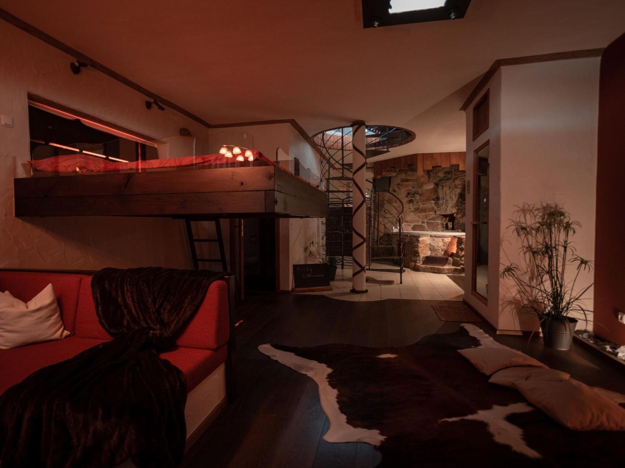 Holiday Home With Whirlpool And Sauna In Фіхтах Екстер'єр фото